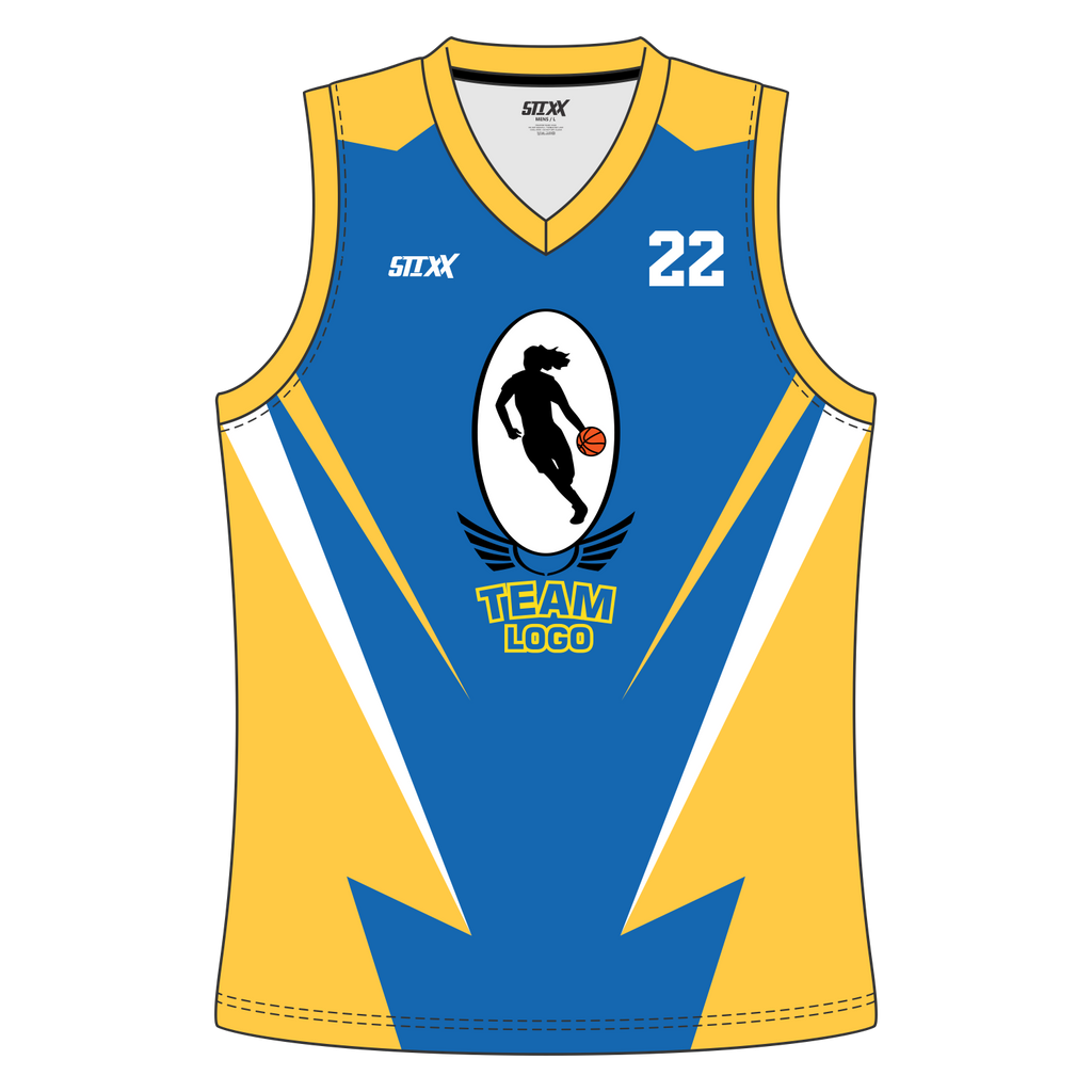 CUSTOM V-NECK BASKETBALL JERSEYS