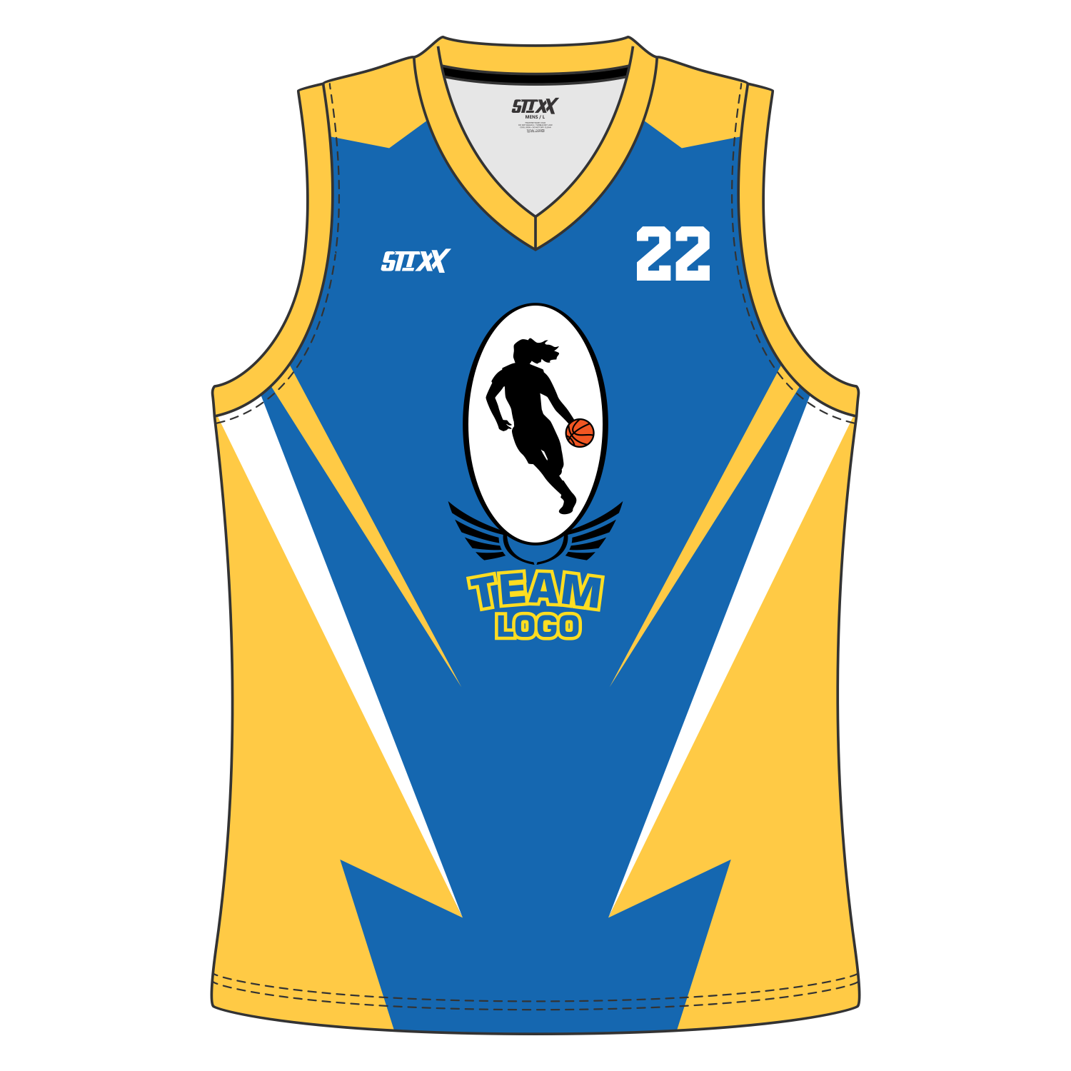 CUSTOM V-NECK BASKETBALL JERSEYS