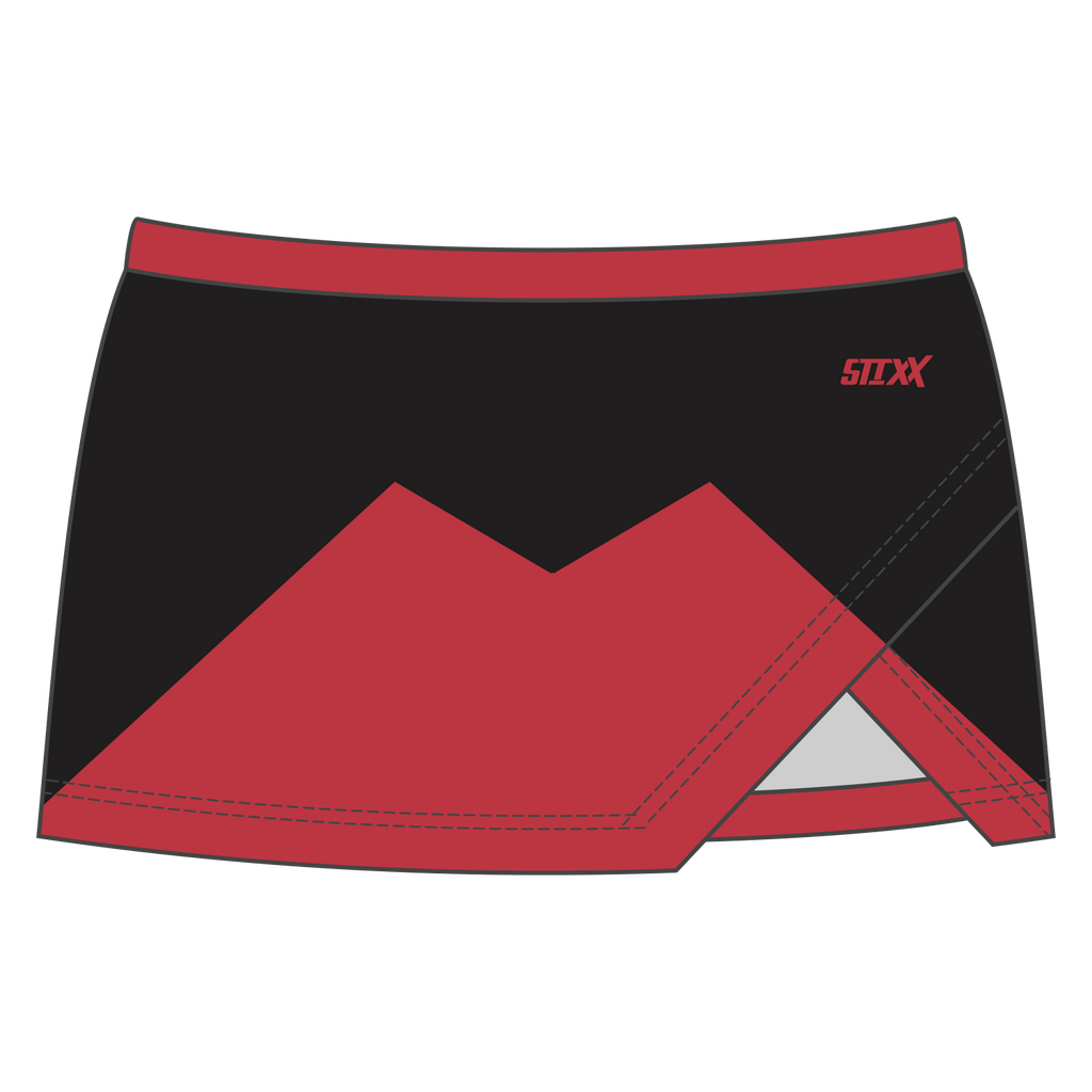 Custom Crossover Vent Cheerleading Skirts