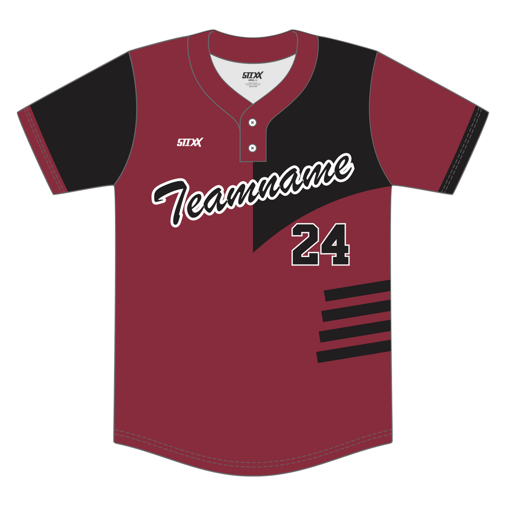 Custom 2-Button Baseball Jerseys