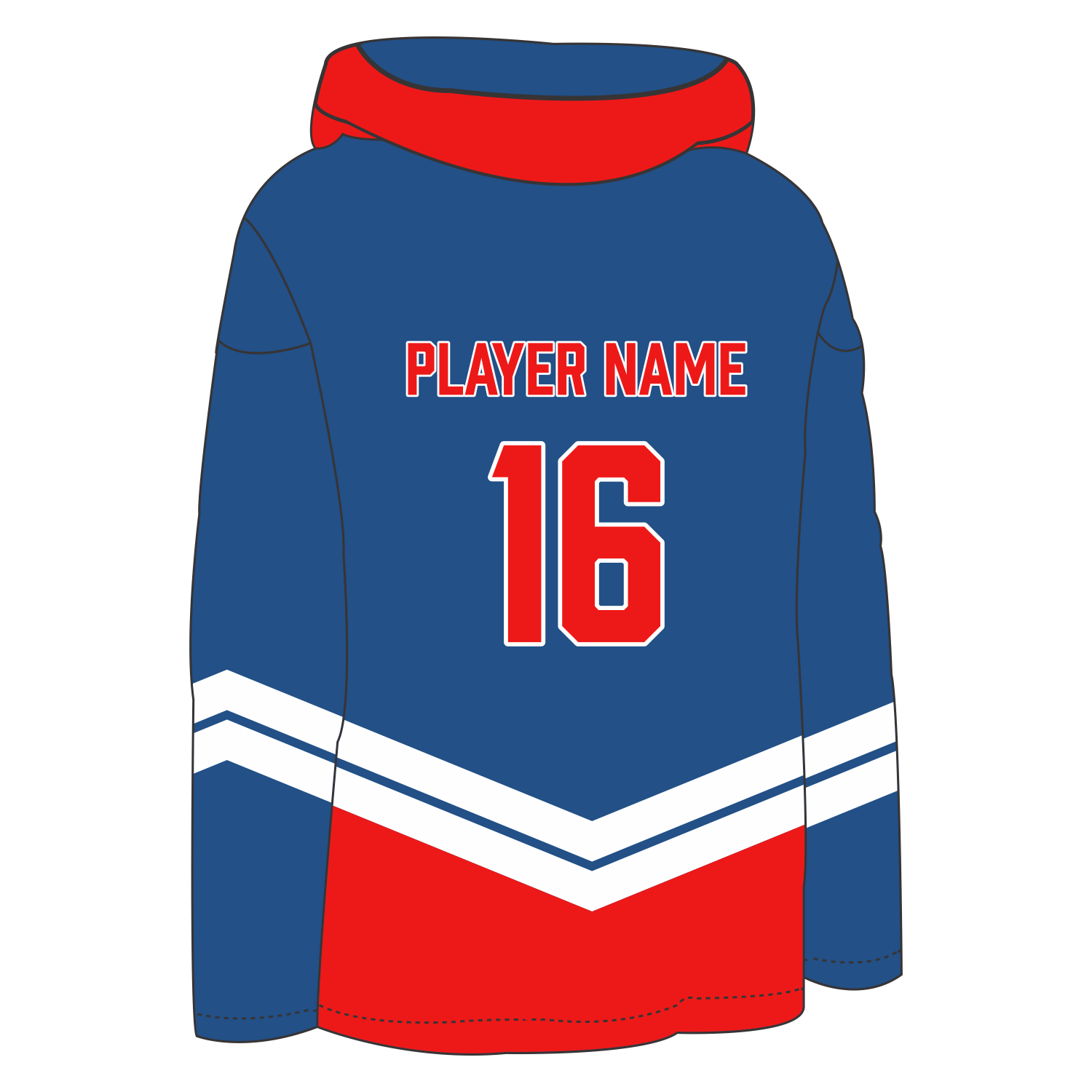 Custom Team ICE Hockey Hoodie