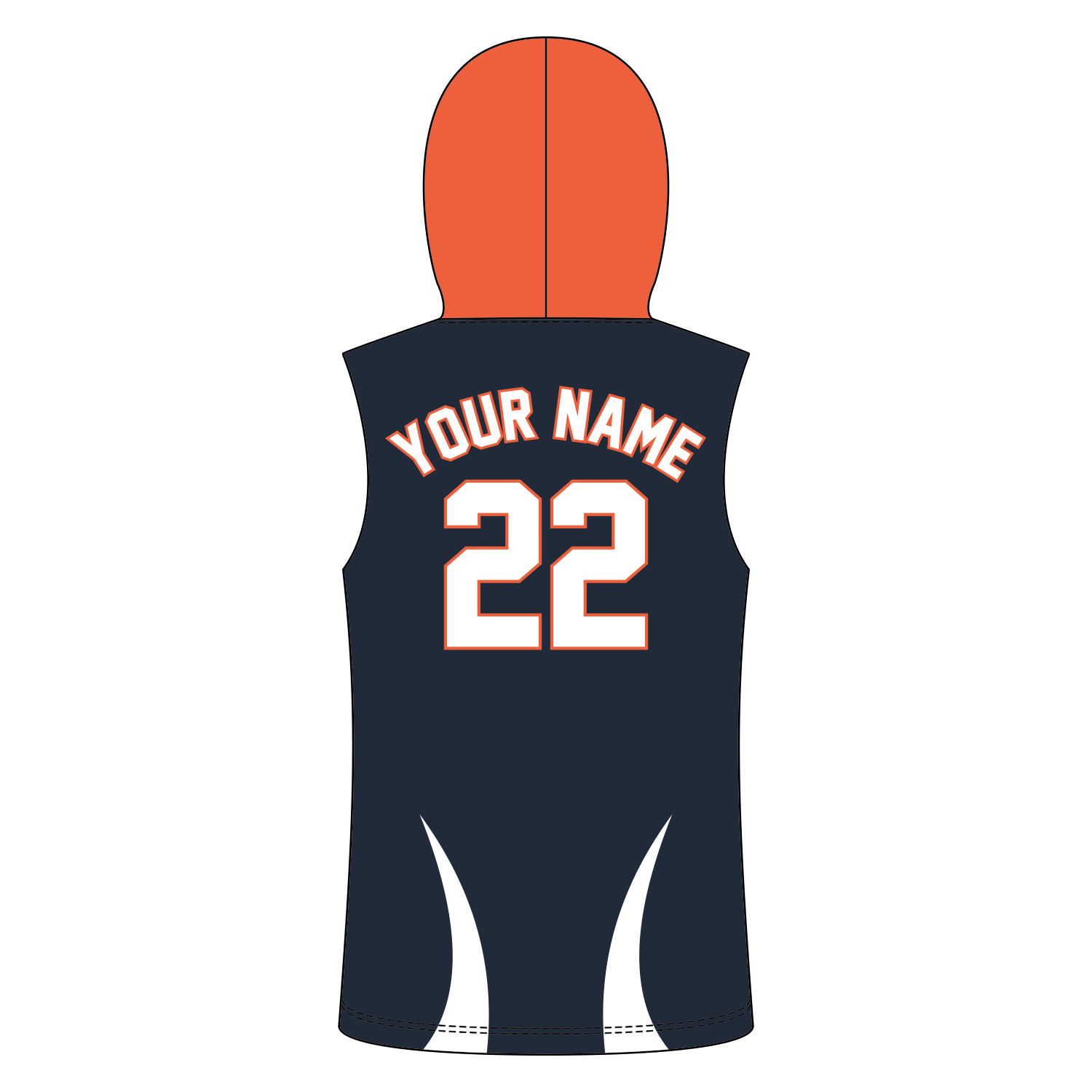 CUSTOM SLEEVELESS HOODIE SHOOTING SHIRTS