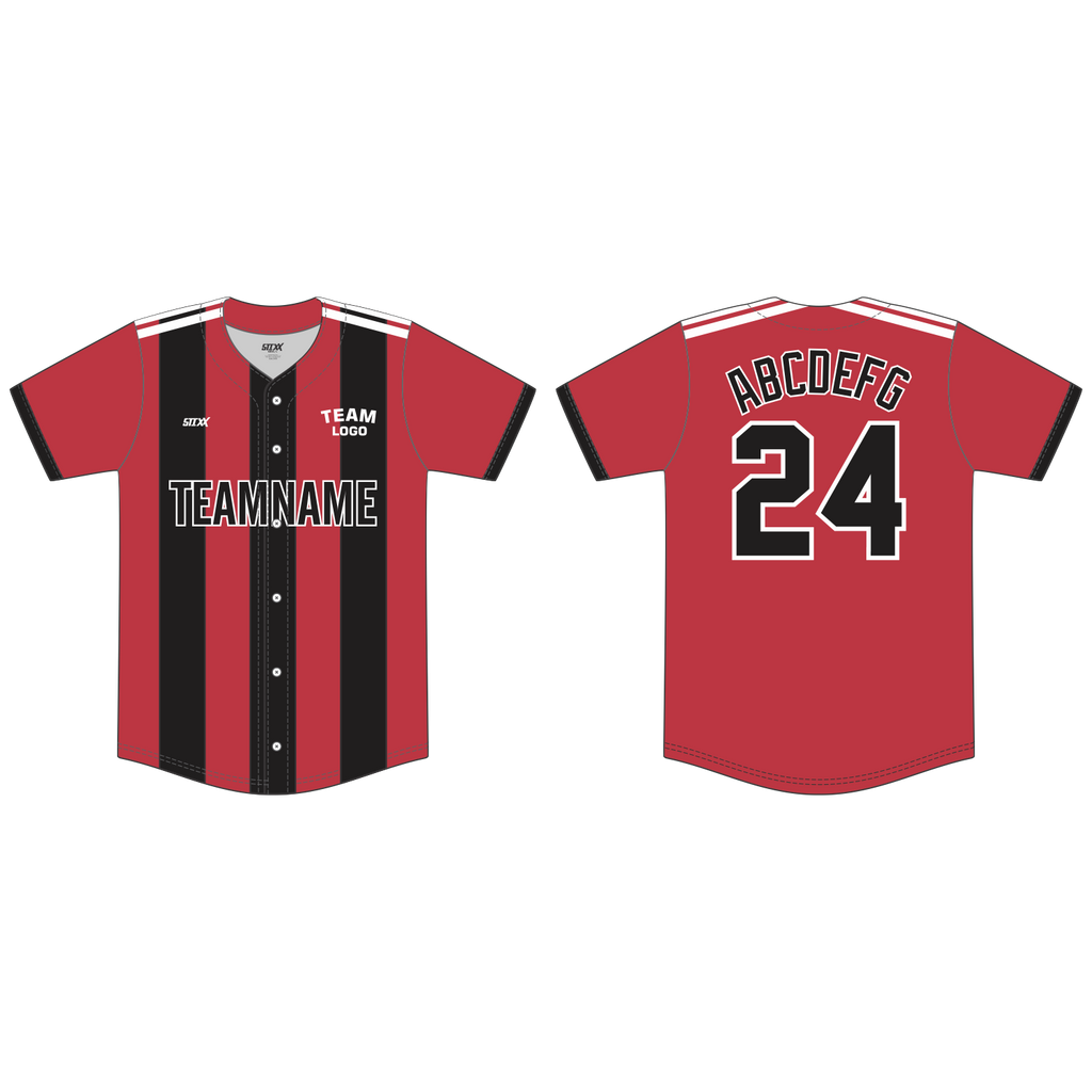 Custom Button-Down Baseball Jerseys