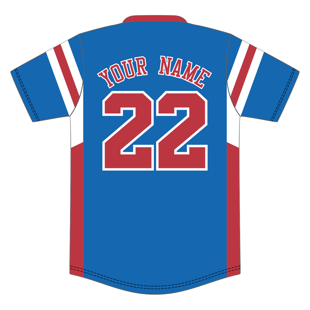 Custom V-Neck Baseball Jersey