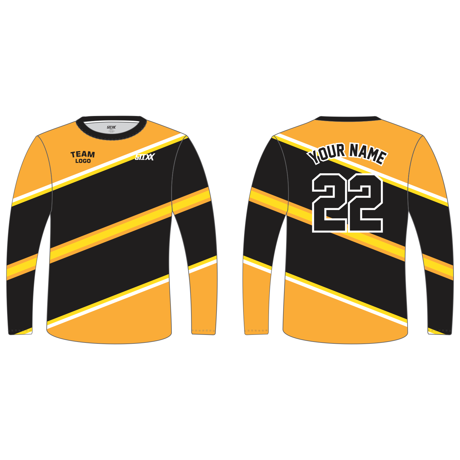 Custom Long Sleeve Crew Neck T-Shirts