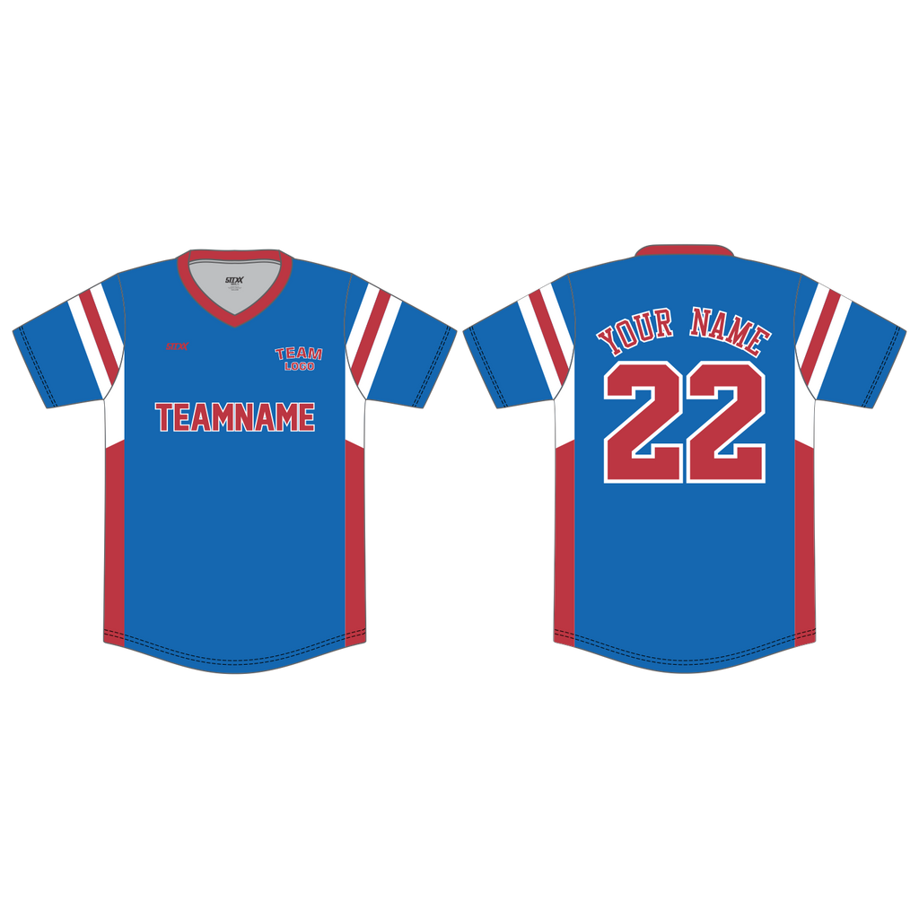 Custom V-Neck Baseball Jersey