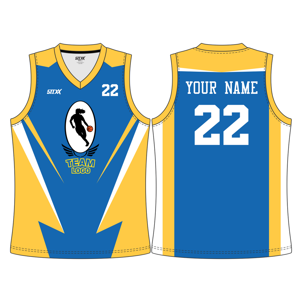 CUSTOM V-NECK BASKETBALL JERSEYS