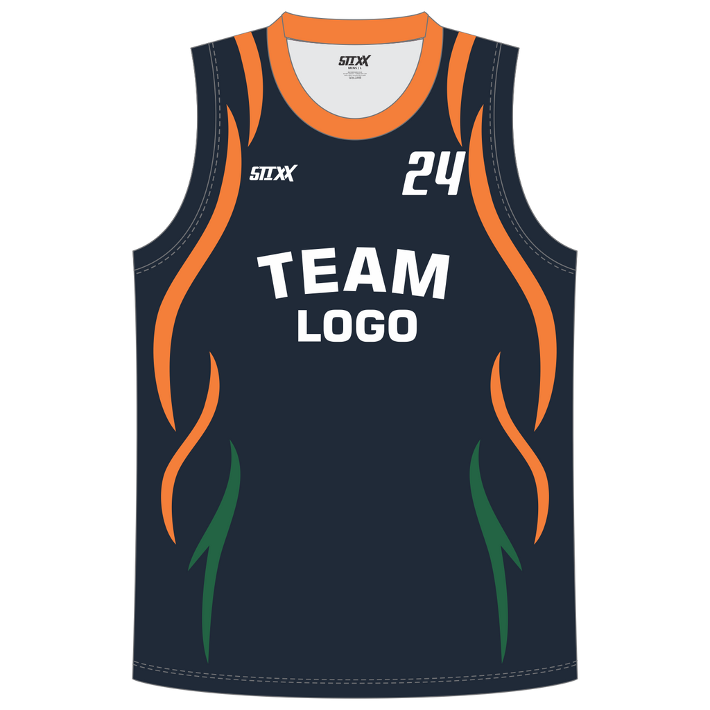 CUSTOM ROUND/CREW NECK BASKETBALL JERSEYS