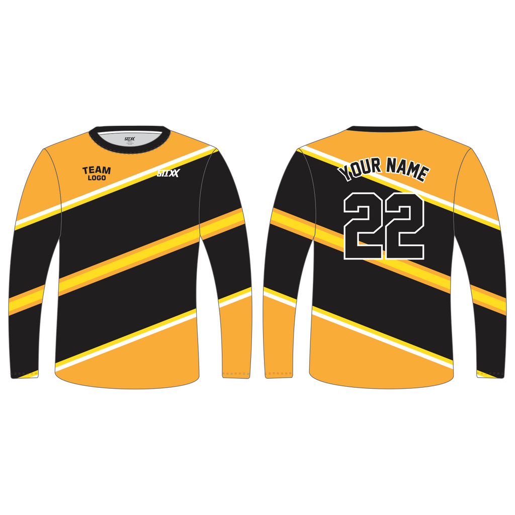 Custom Long‑Sleeve Crew Neck T‑Shirts