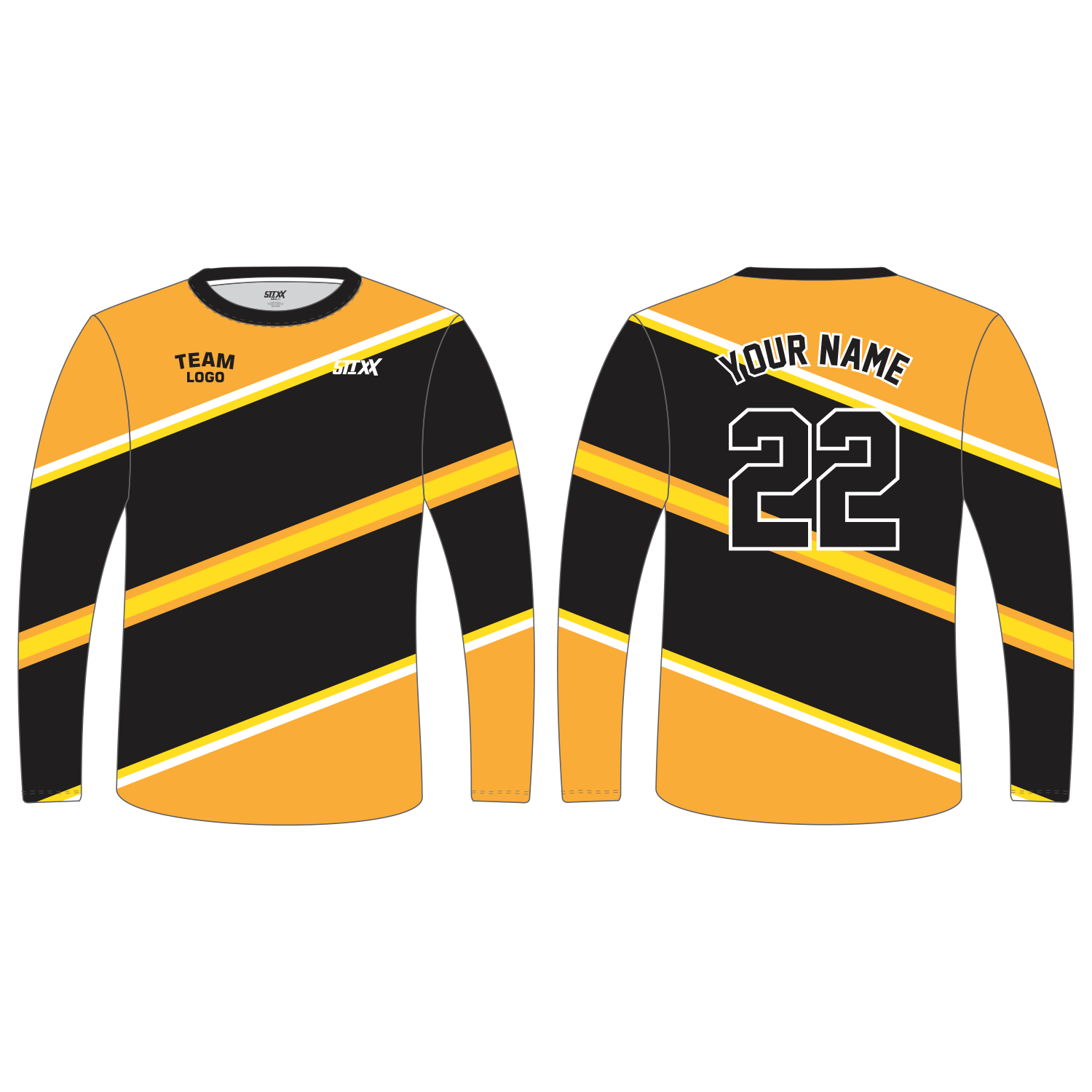 Custom Long‑Sleeve Crew Neck T‑Shirts