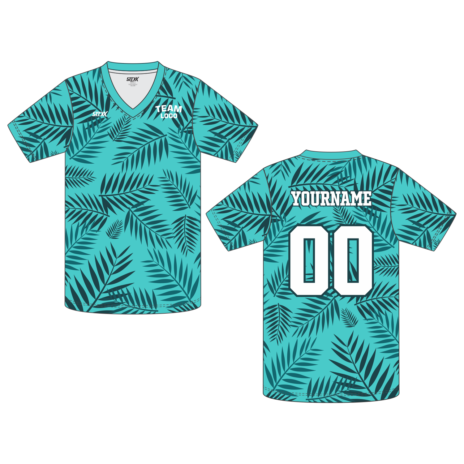 Custom Short‑Sleeve V‑Neck T‑Shirts