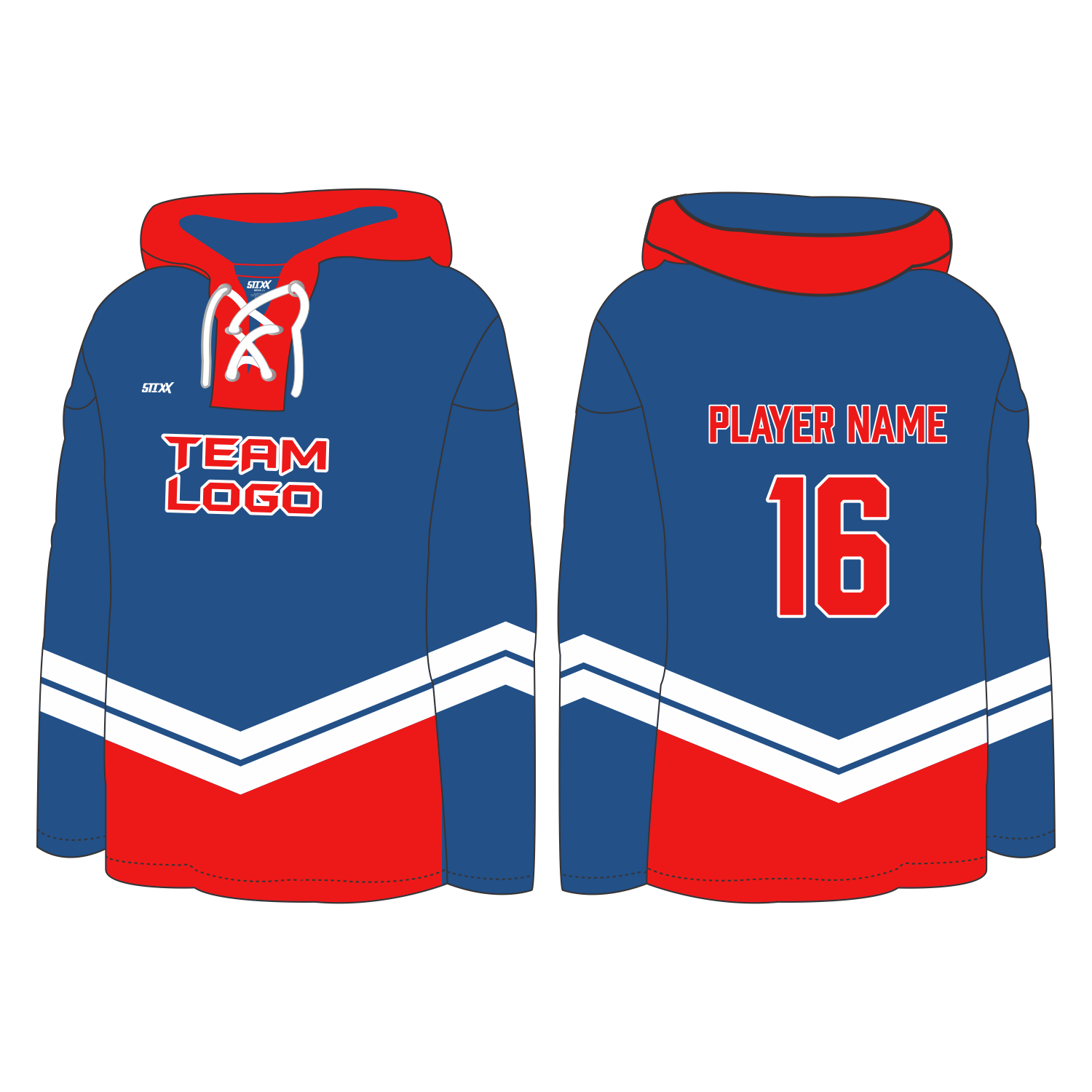 Custom Team ICE Hockey Hoodie