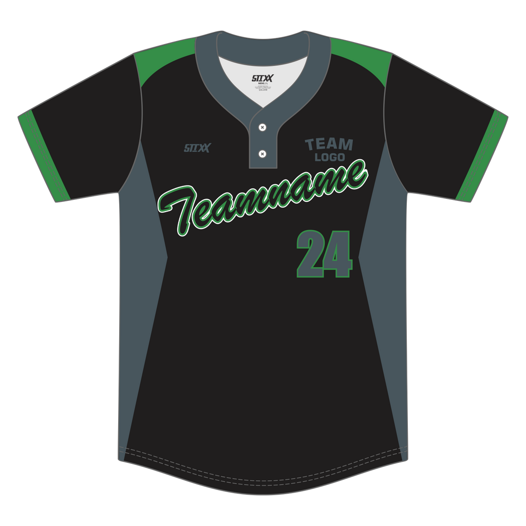 Custom 2-Button Baseball Jerseys