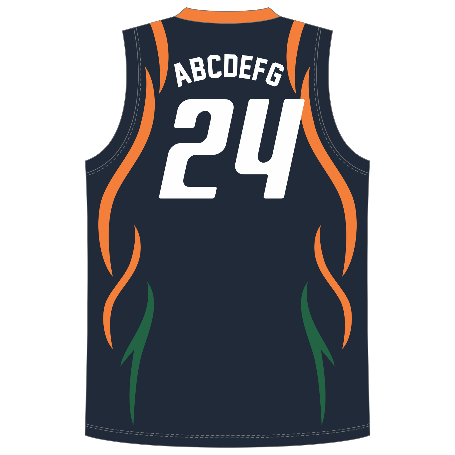 CUSTOM ROUND/CREW NECK BASKETBALL JERSEYS