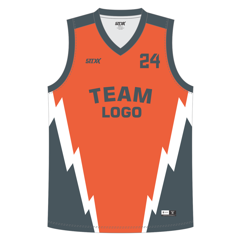 CUSTOM V-NECK BASKETBALL JERSEYS