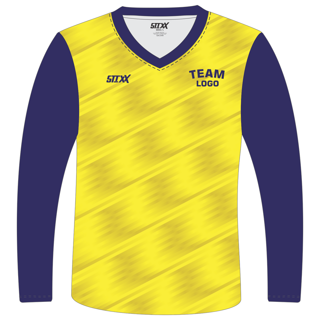 Custom Long‑Sleeve V‑Neck T‑Shirts