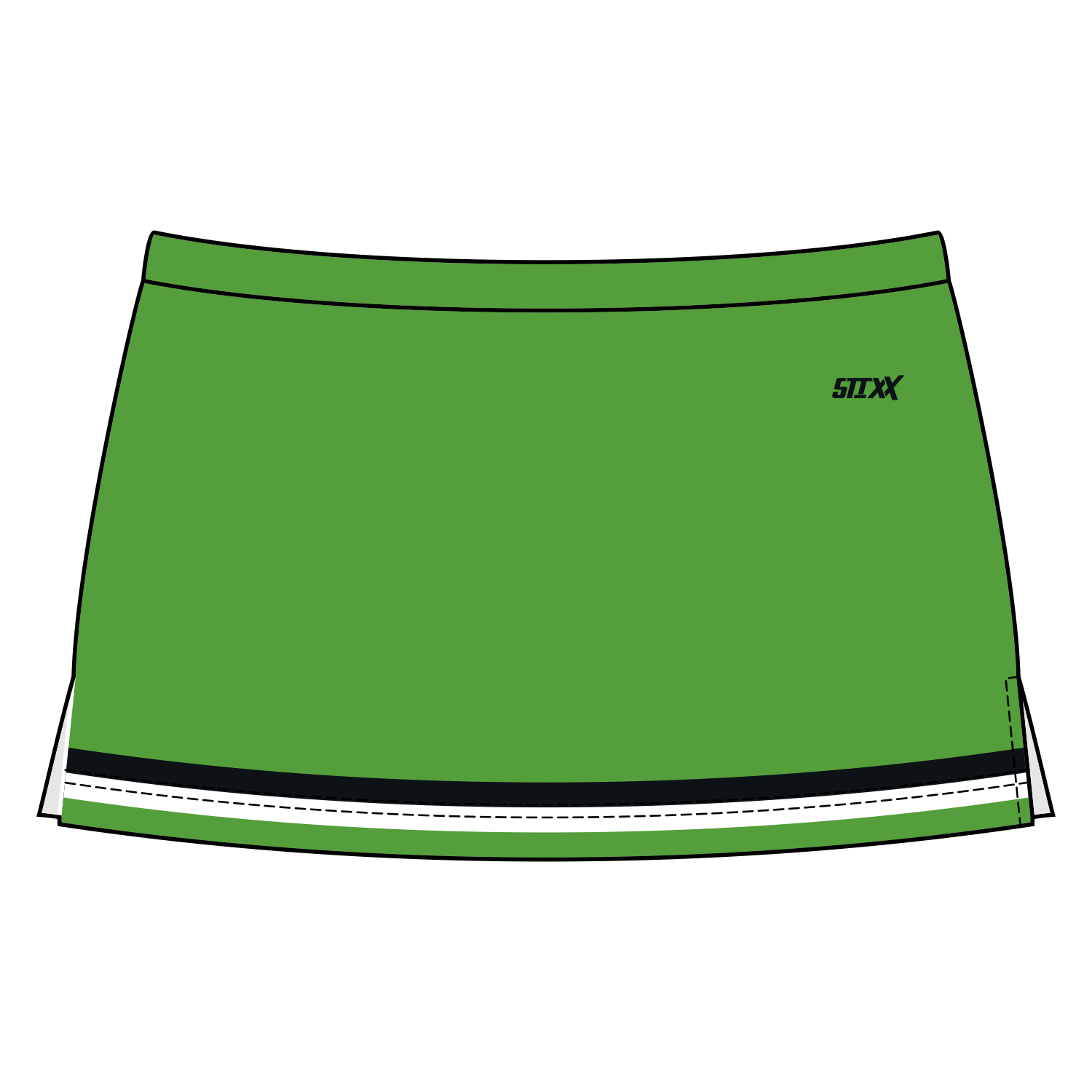 Side Vent Cheerleading Skort