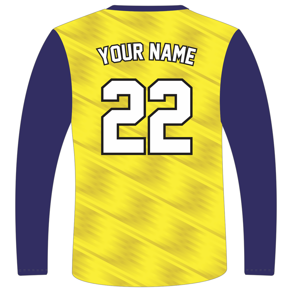 Custom Long‑Sleeve V‑Neck T‑Shirts
