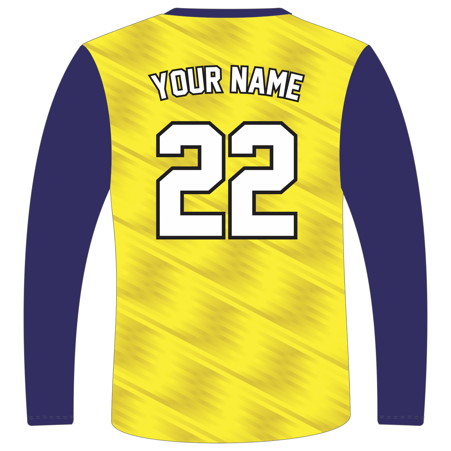 Custom Long‑Sleeve V‑Neck T‑Shirts