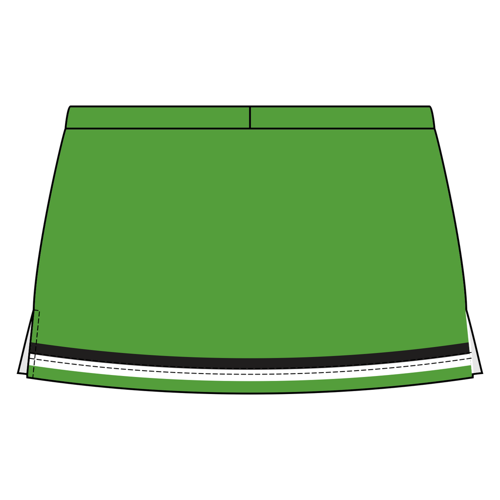 Side Vent Cheerleading Skort