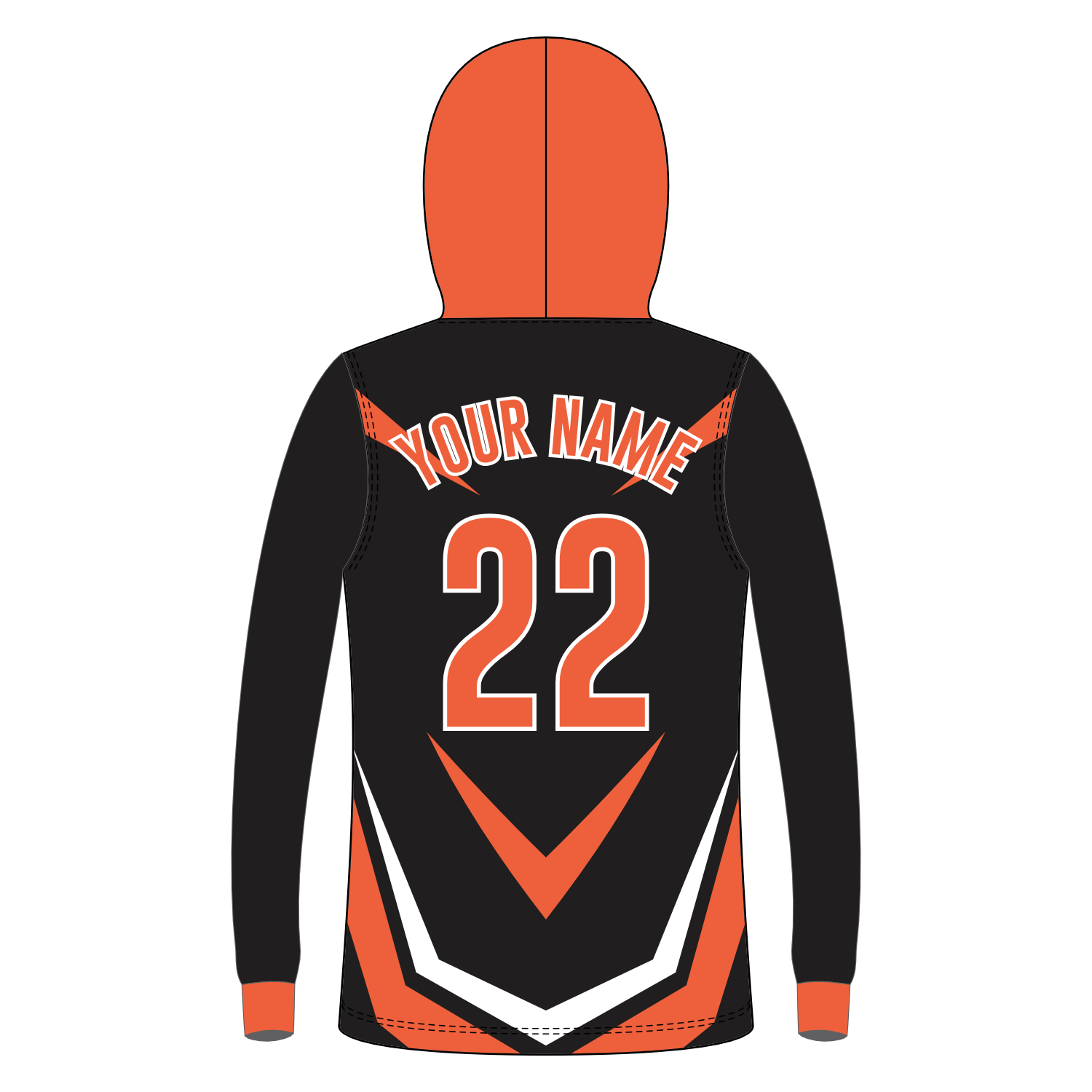 CUSTOM LONG SLEEVE HOODIE SHOOTING SHIRTS