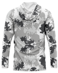 WHITE CAME HOODIE SHIRT