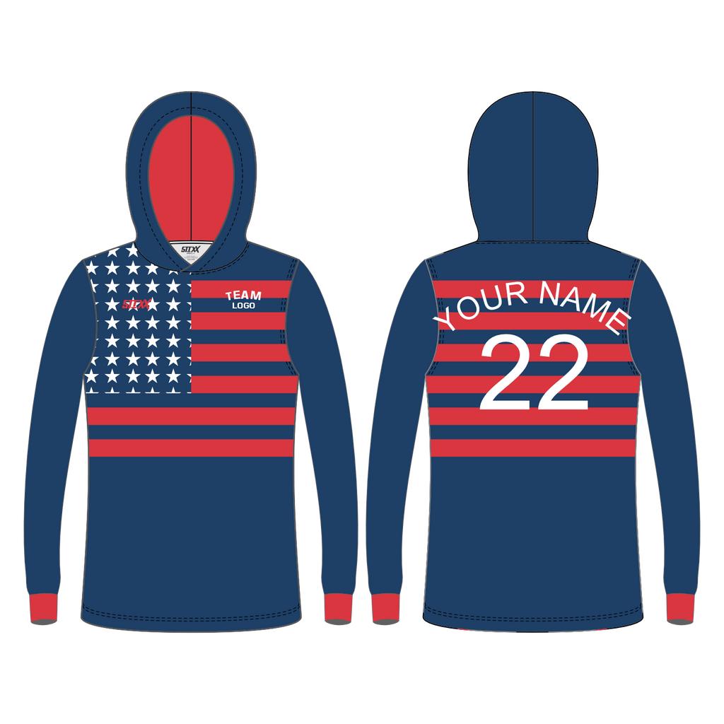 CUSTOM LONG SLEEVE HOODIE SHOOTING SHIRTS