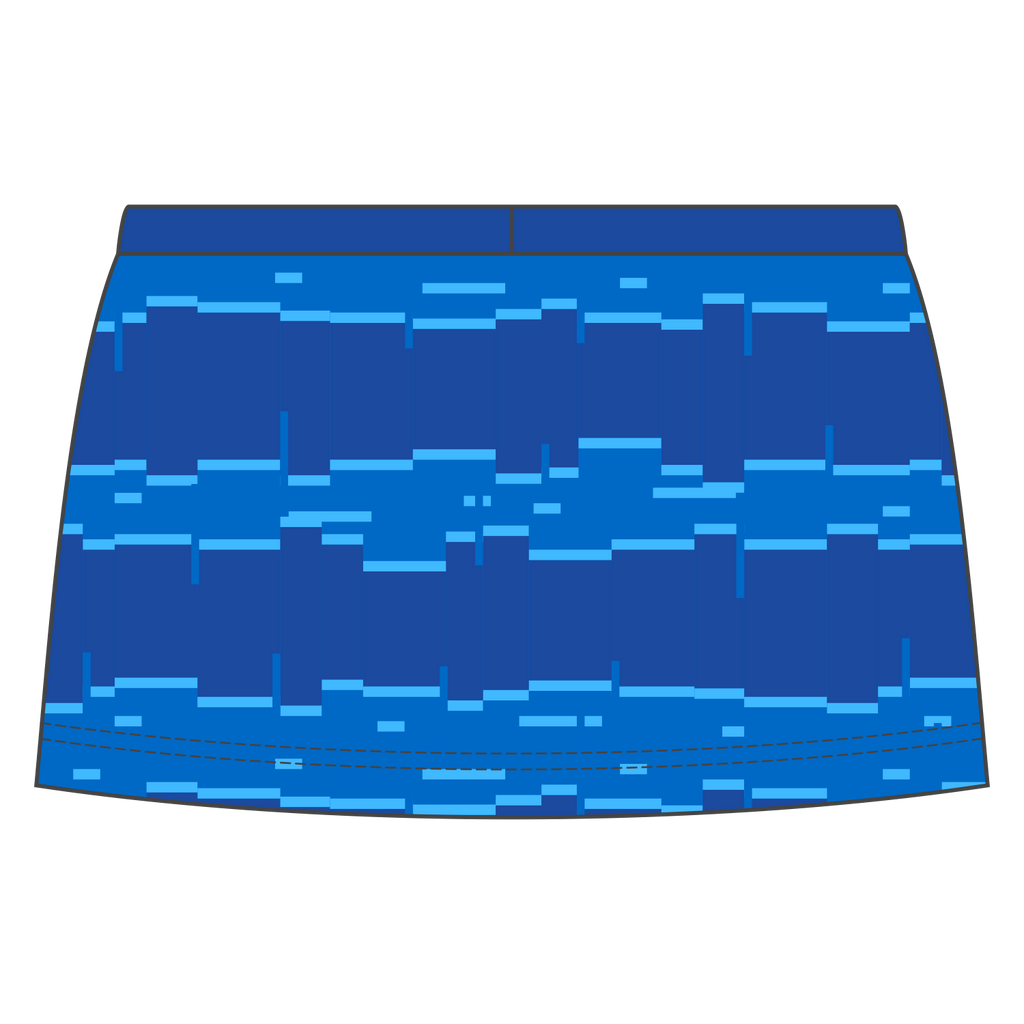 Custom Crossover Vent Cheerleading Skirts