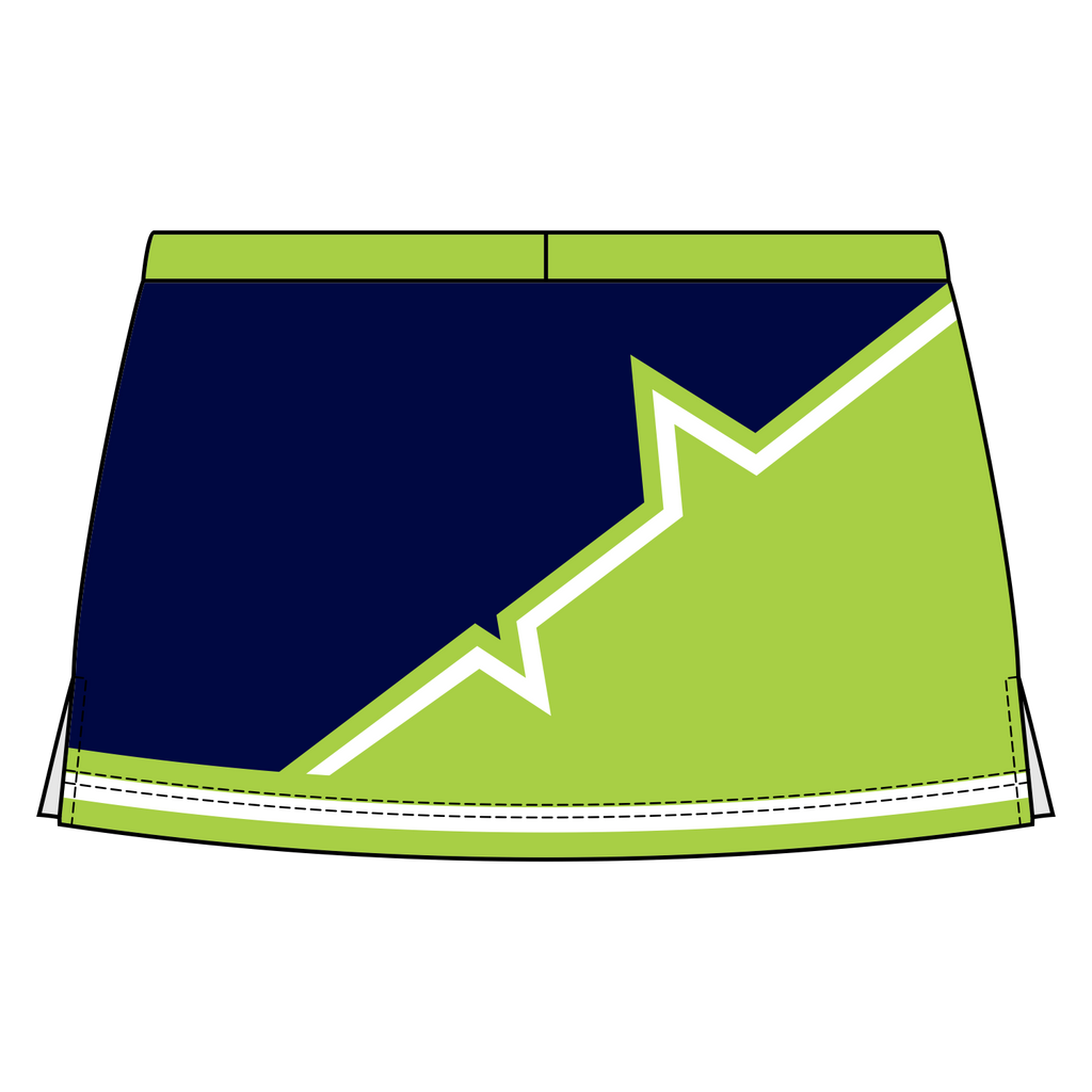 Custom Side Vent Cheerleading Skirts