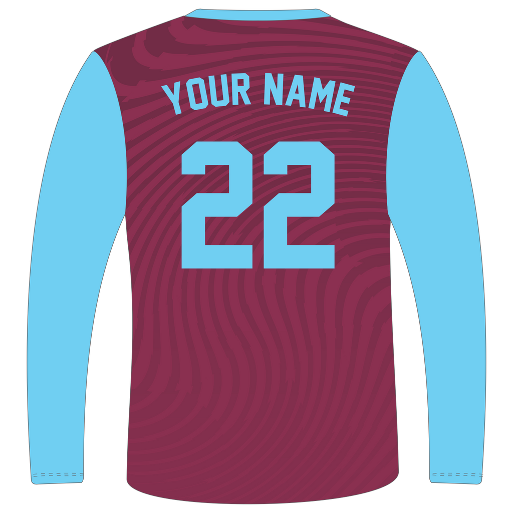 Custom Long‑Sleeve V‑Neck T‑Shirts
