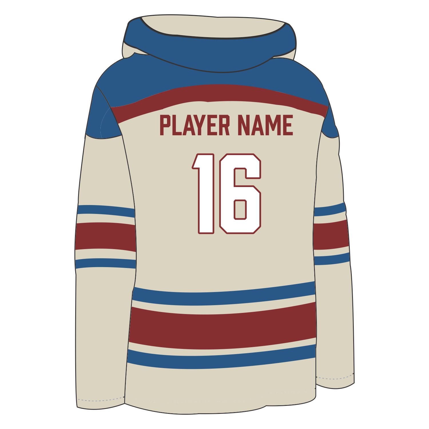 Custom Team ICE Hockey Hoodie