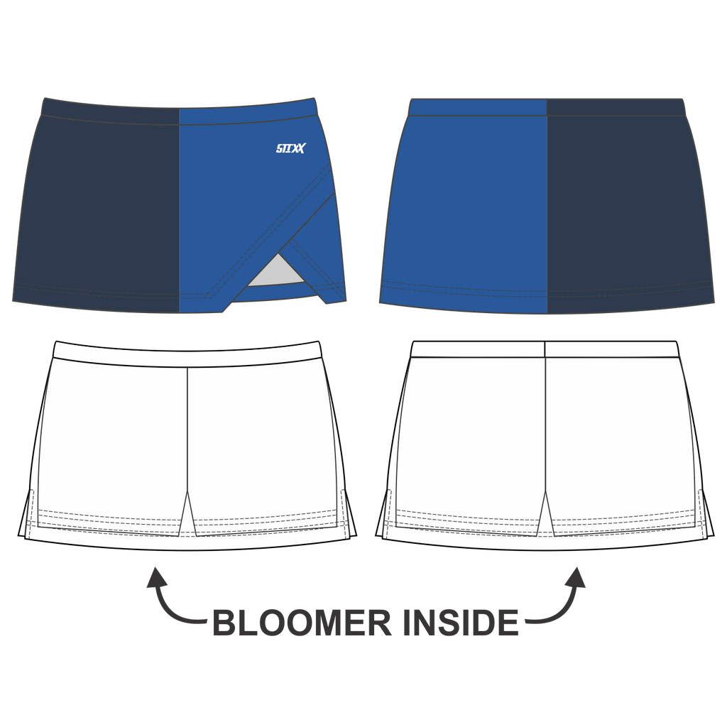 Custom Crossover Vent Cheerleading Skorts