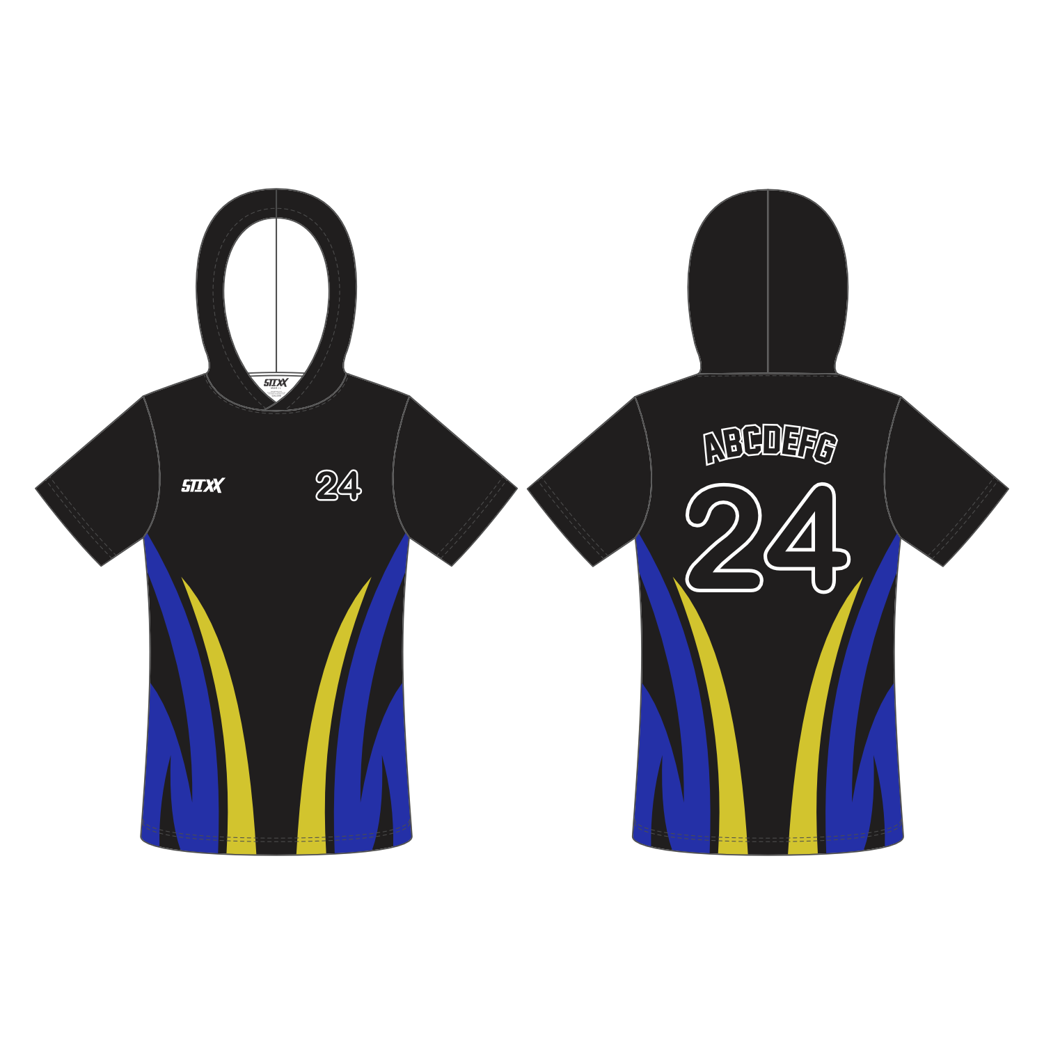 CUSTOM SHORT SLEEVE HOODIE SHOOTING SHIRTS