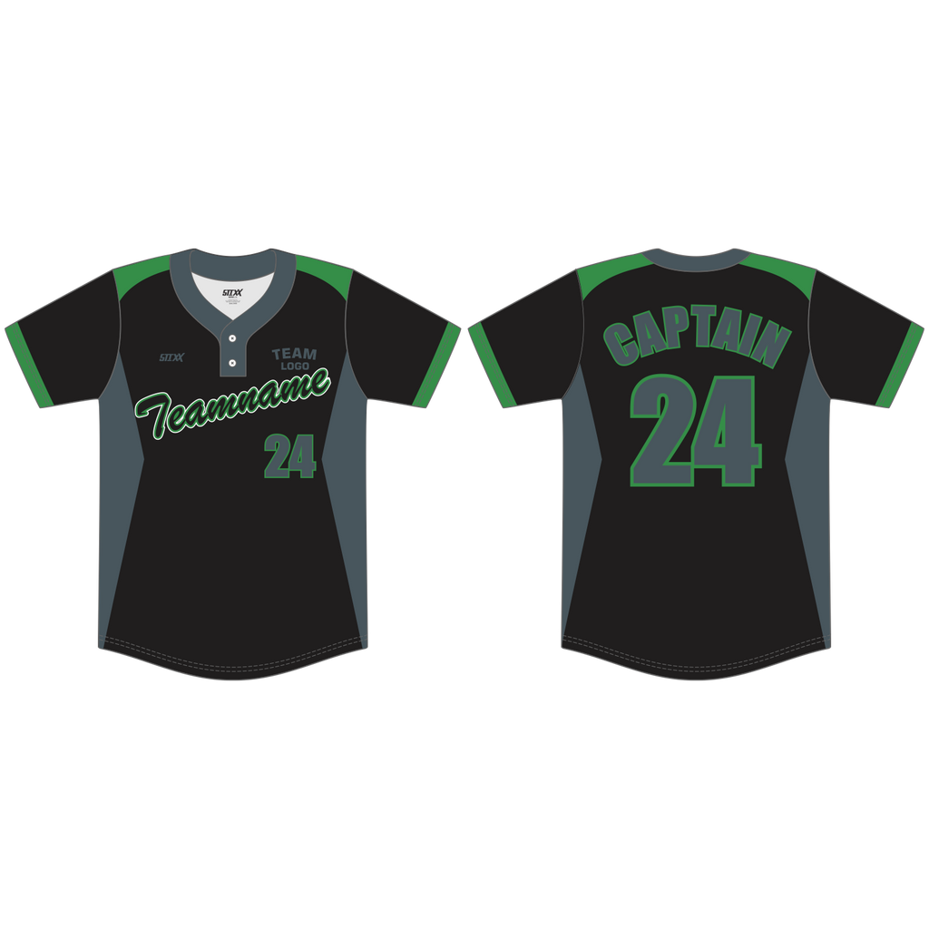 Custom 2-Button Baseball Jerseys