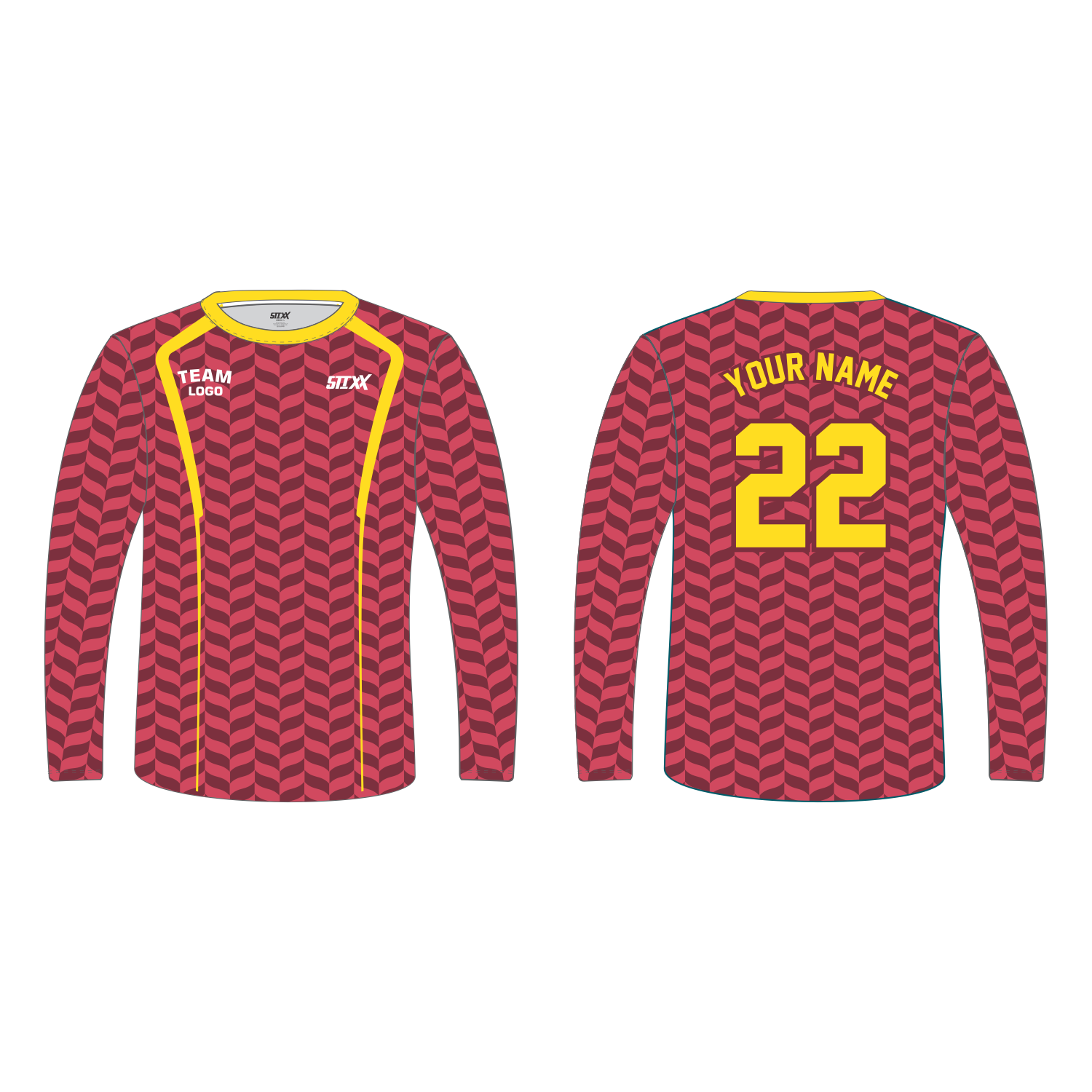 Custom Long Sleeve Crew Neck T-Shirts