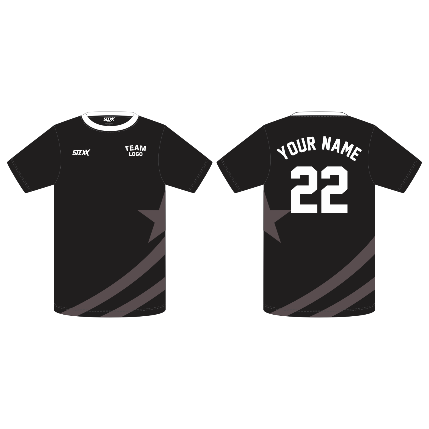 Custom Short‑Sleeve Crew Neck T‑Shirts