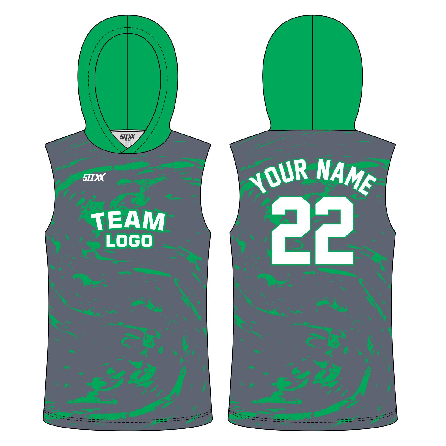 CUSTOM SLEEVELESS HOODIE SHOOTING SHIRTS