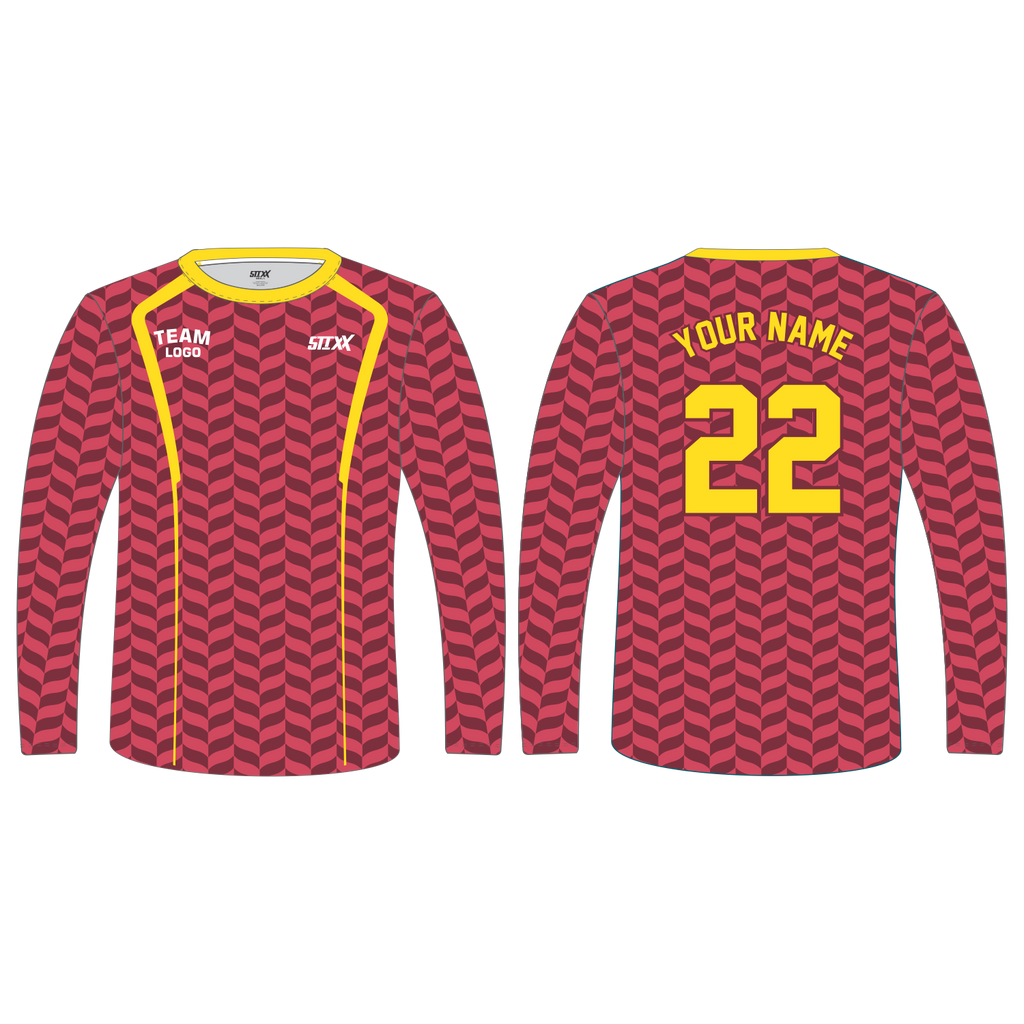 Custom Long‑Sleeve Crew Neck T‑Shirts