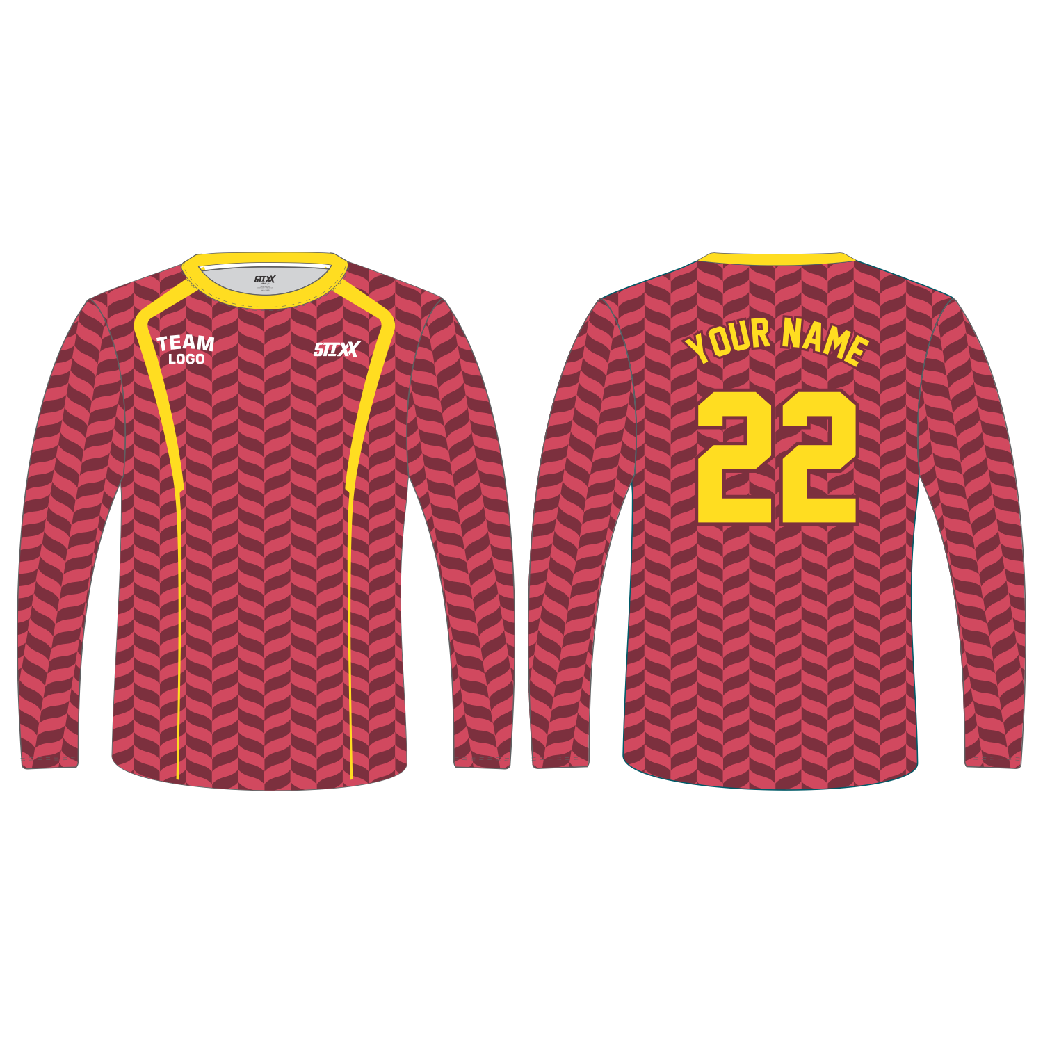 Custom Long‑Sleeve Crew Neck T‑Shirts