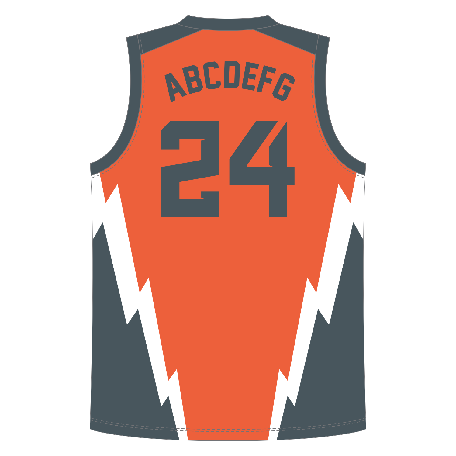 CUSTOM V-NECK BASKETBALL JERSEYS