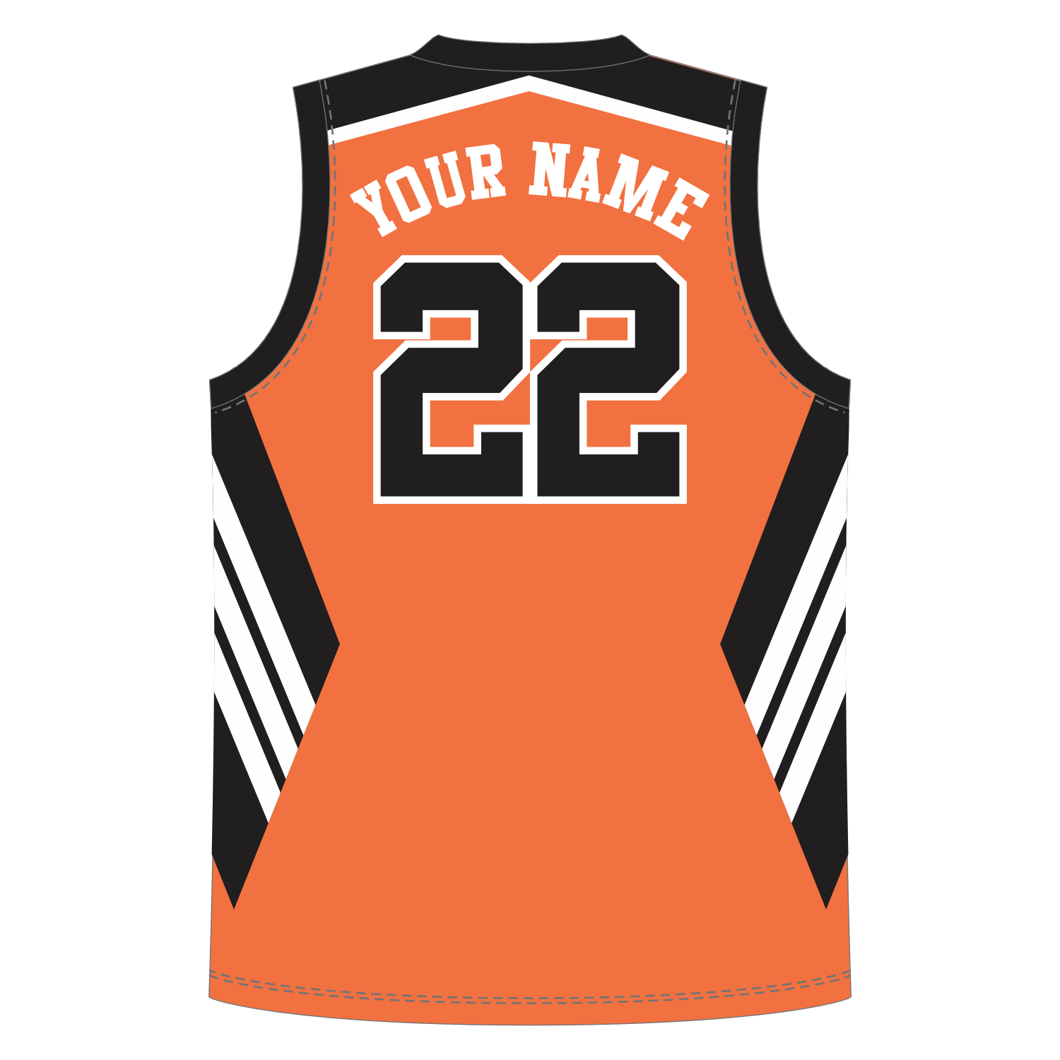 CUSTOM REVERSIBLE V-NECK BASKETBALL JERSEYS