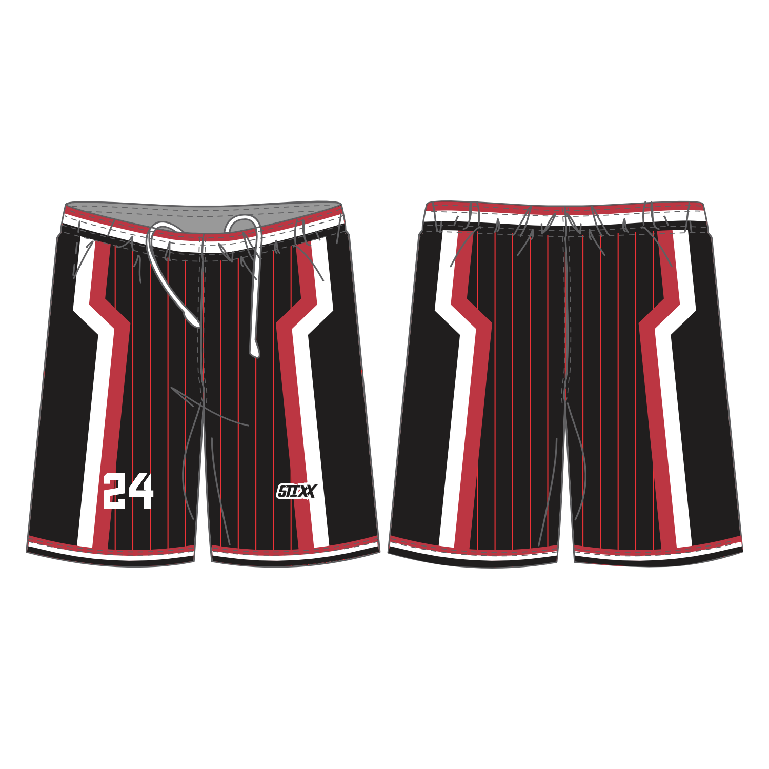 CUSTOM REVERSIBLE BASKETBALL SHORTS