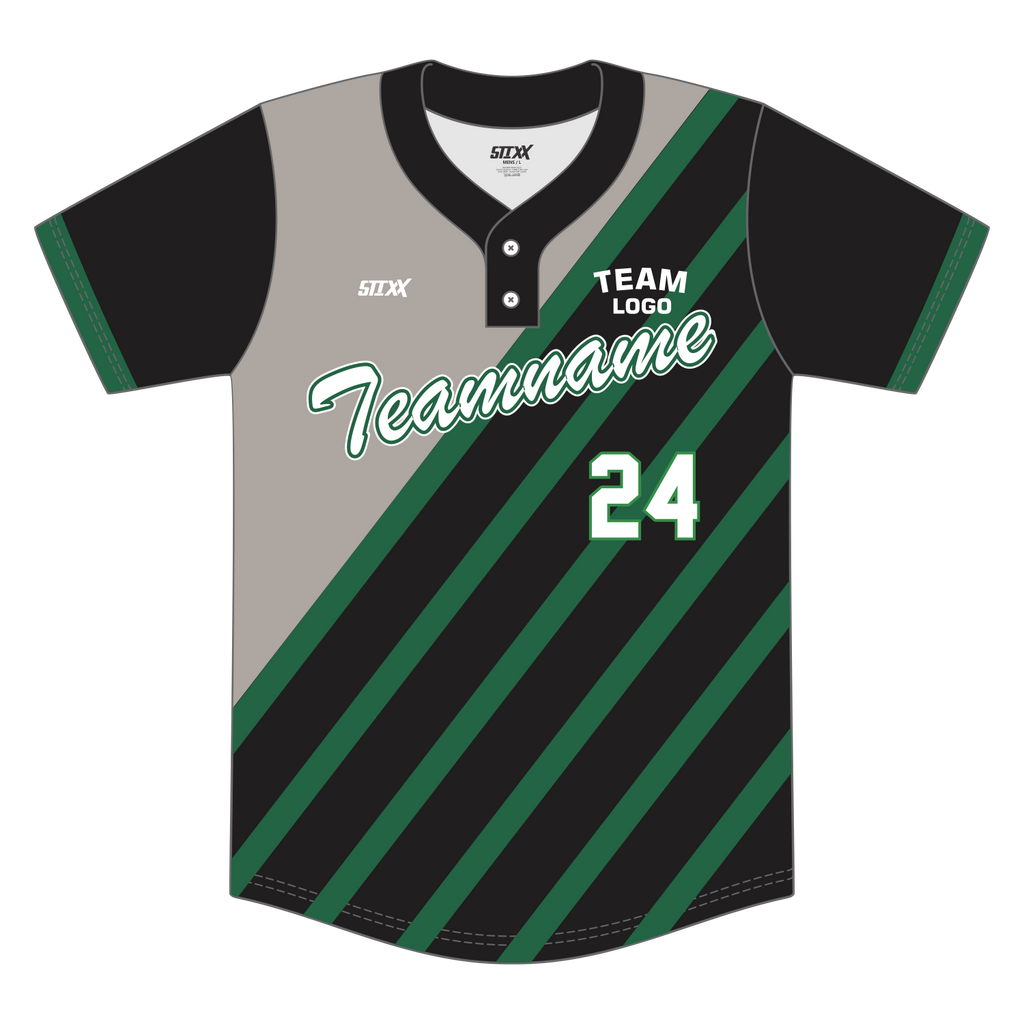 Custom 2-Button Baseball Jerseys