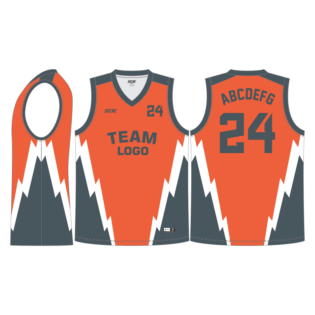 CUSTOM V-NECK BASKETBALL JERSEYS