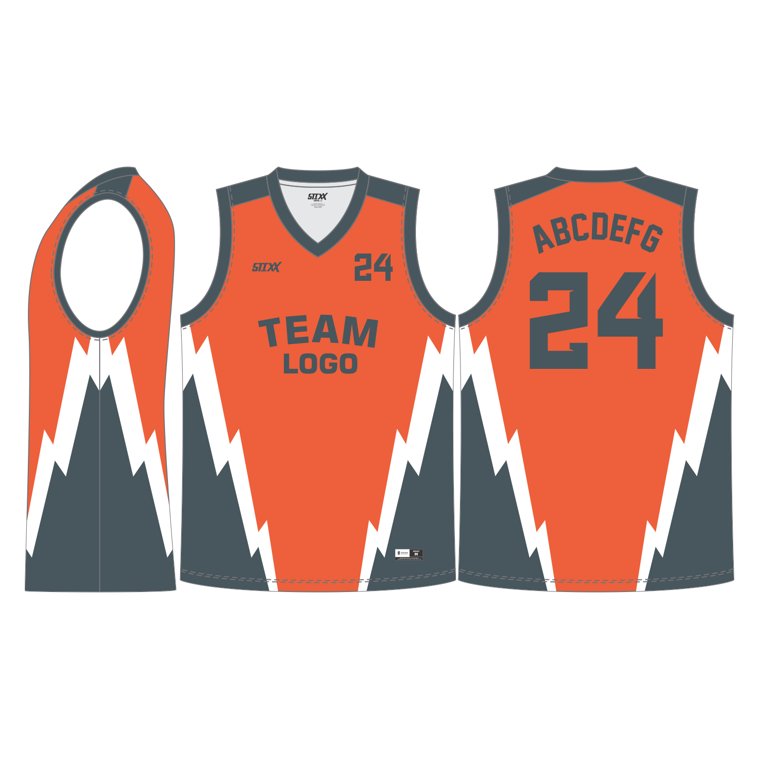 CUSTOM V-NECK BASKETBALL JERSEYS