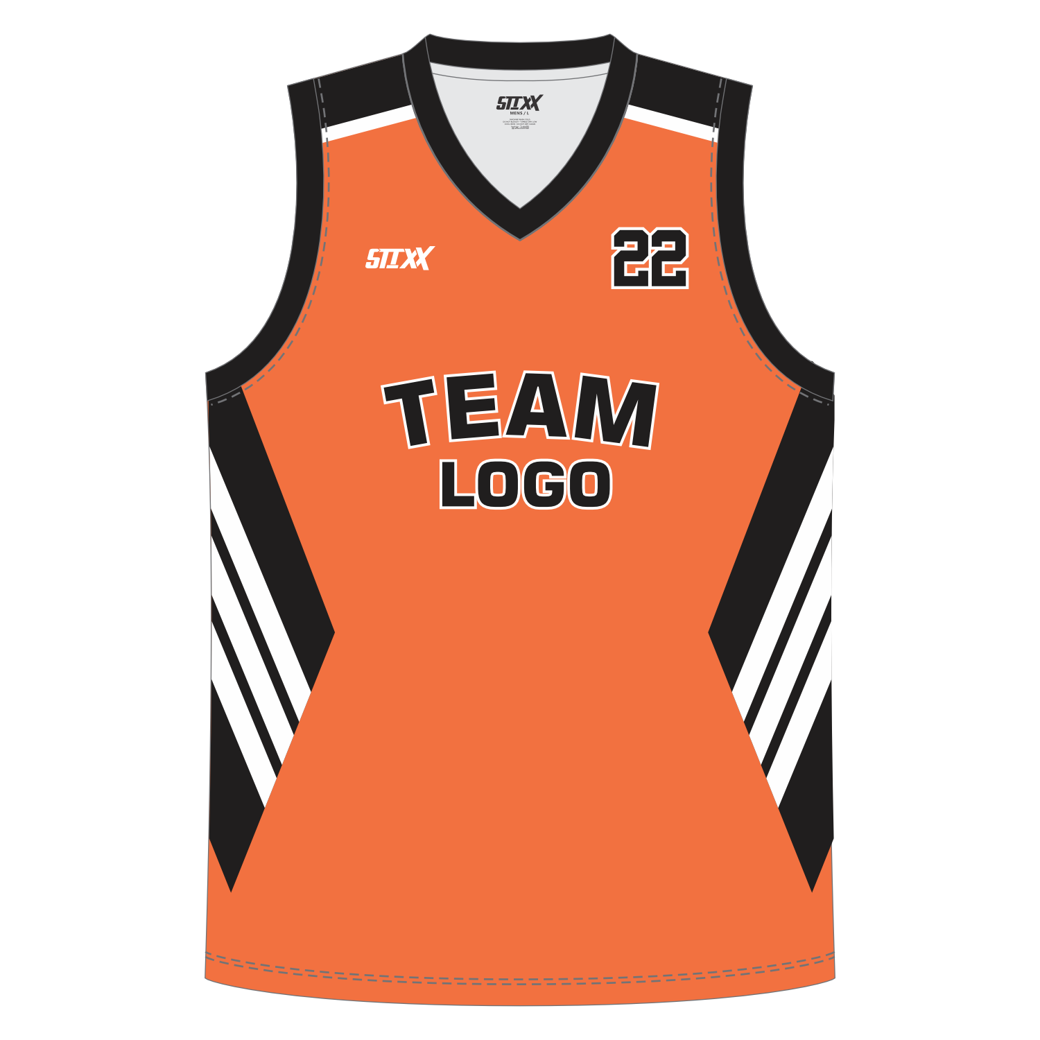 CUSTOM REVERSIBLE V-NECK BASKETBALL JERSEYS