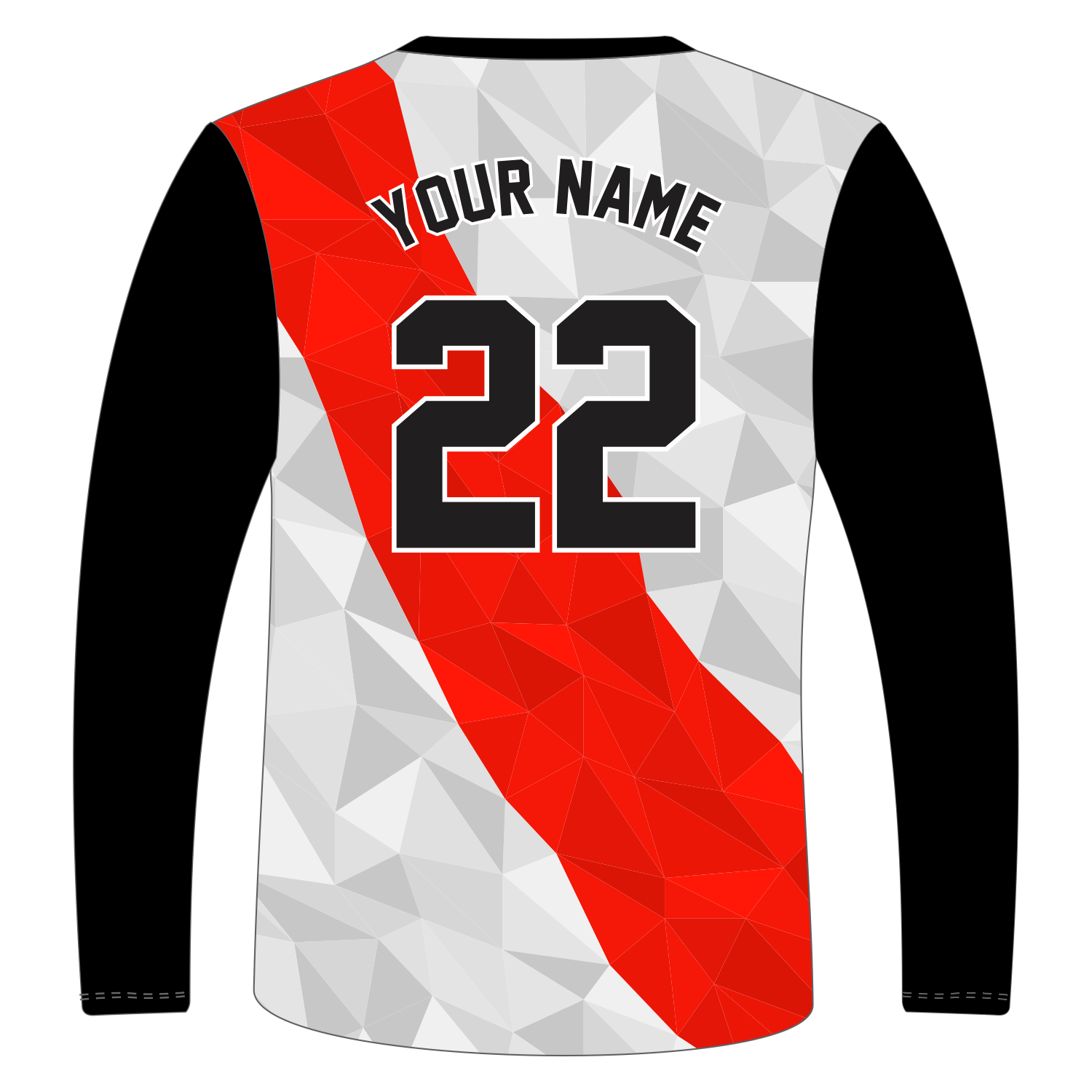 Custom Long Sleeve Crew Neck T-Shirts