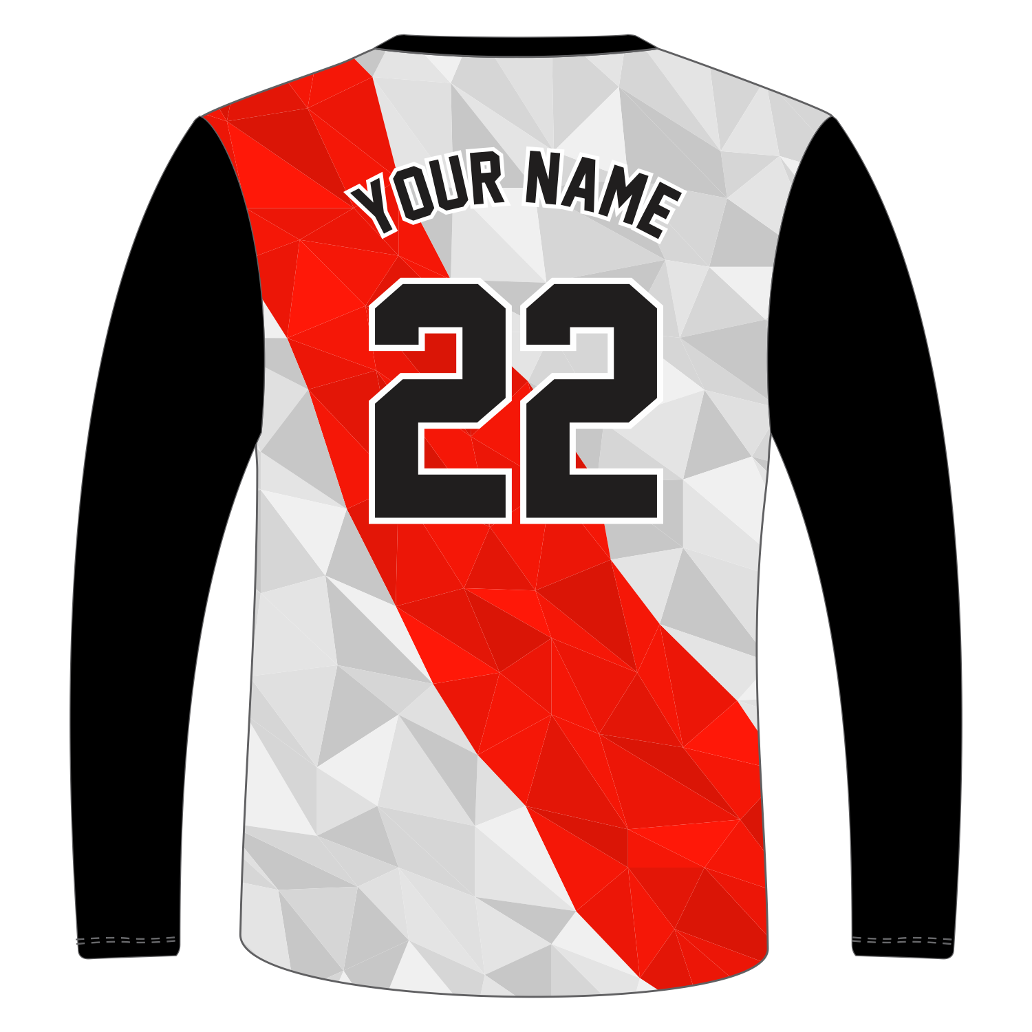 Custom Long‑Sleeve Crew Neck T‑Shirts