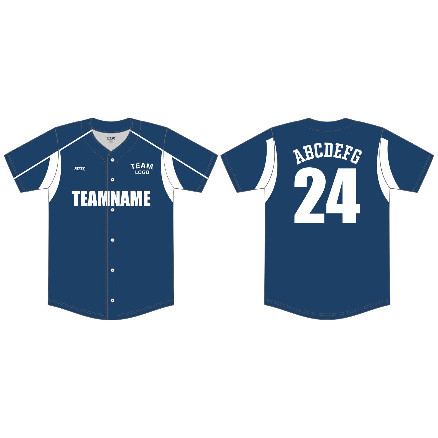Custom Button-Down Baseball Jerseys