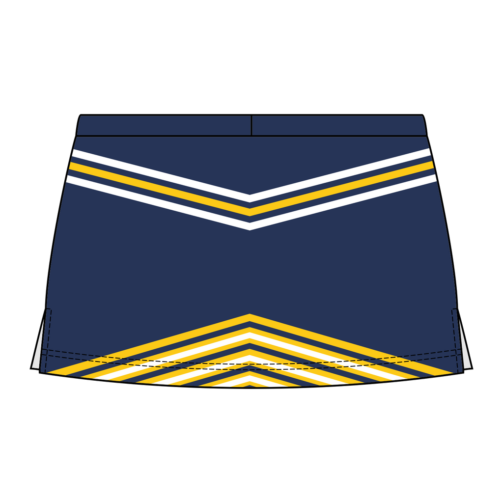 Side Vent Cheerleading Skort